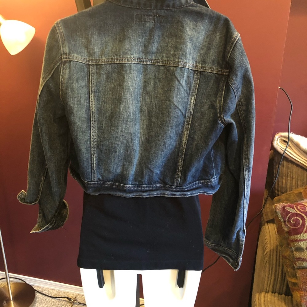 Distressed Jean jacket - Picture 2 of 3